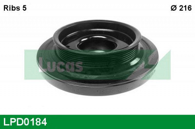 LUCAS ENGINE DRIVE lpd0184 -  Ременный шкив, коленчатый вал